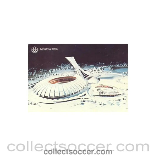 1976 Olympad Monreal Olympic Stadium view postcard 17/07/1976