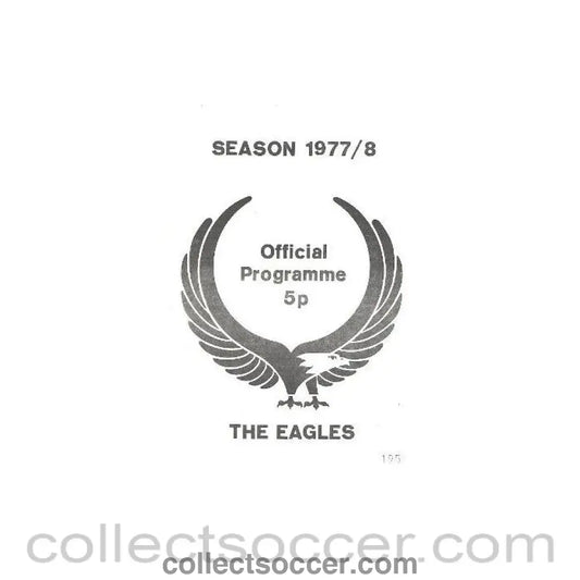 1977 - Bedford v Chelsea XI official programme 23/11/1977