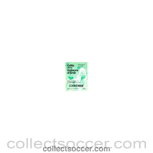 1977 - Celtic v Jeunesse d'Esch official programme 14/09/1977 European Cup - Collect Soccer