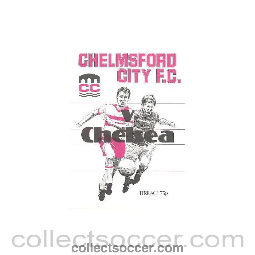 1977 - Chelmsford vChelsea official programme 08/11/1977
