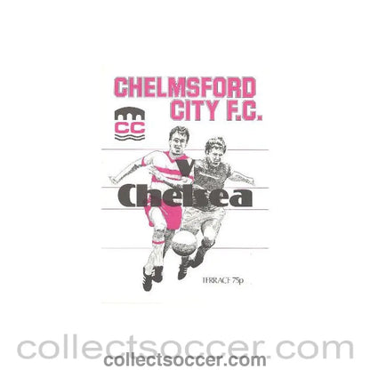 1977 - Chelmsford vChelsea official programme 08/11/1977
