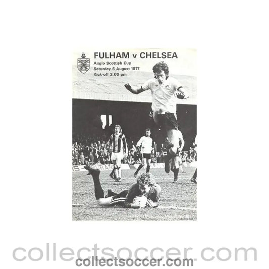 1977 - Fulham vChelsea official programme 06/08/1977