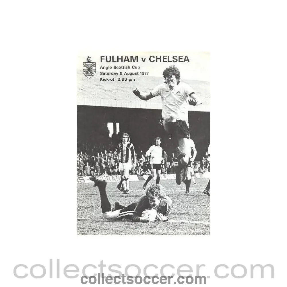 1977 - Fulham vChelsea official programme 06/08/1977