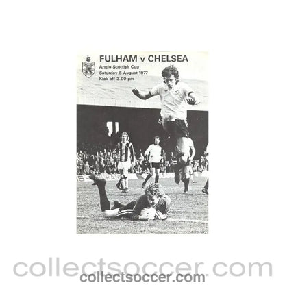 1977 - Fulham vChelsea official programme 06/08/1977