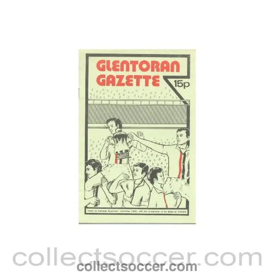 1977 - Glentoran v Valur official programme 29/09/1977 European Cup - Collect Soccer