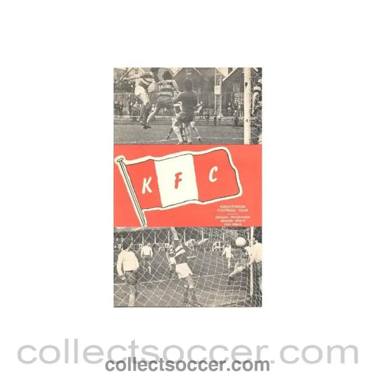 1977 - Kingstonian v Woking official programme 01/02/1977 - Collect Soccer