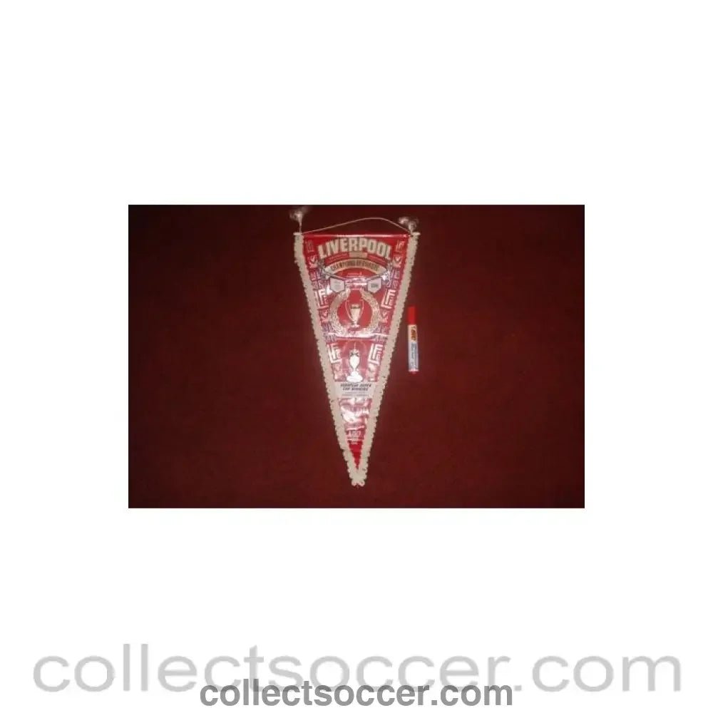 1977 - Liverpool Honours and European Champions 25/05/1977 in Rome Pennant - Collect Soccer
