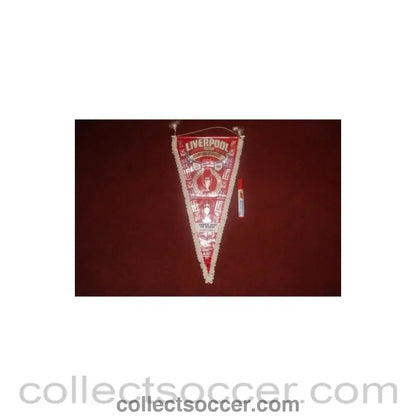 1977 - Liverpool Honours and European Champions 25/05/1977 in Rome Pennant - Collect Soccer