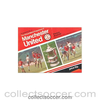 1977 - Manchester United v Arsenal official programme 05/11/1977 - Collect Soccer