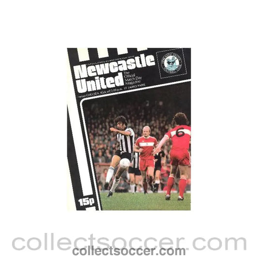 1977 - Newcastle United vChelsea official programme 1977-78