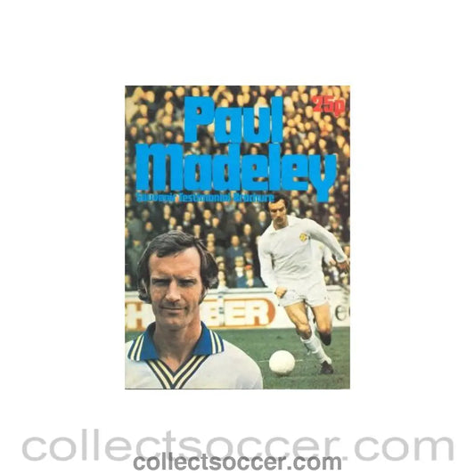 1977 - Paul Madeley Souvenir Testimonial Brochure 26/03/1977