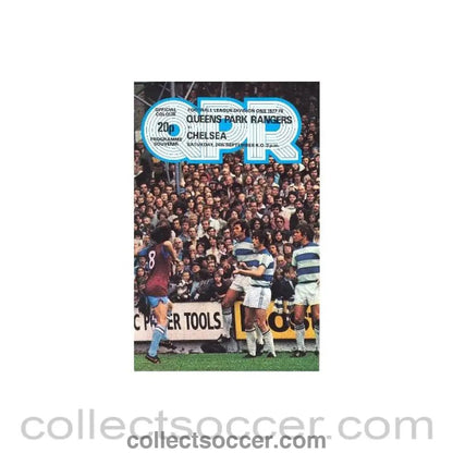 1977 - Queen's Park Rangers v Chelsea official programme 24/09/1977 - Collect Soccer