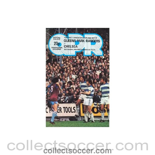 1977 - Queen’s Park Rangers v Chelsea official programme 24/09/1977