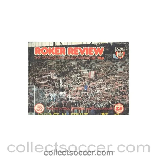 1977 - Sunderland v Ipswich Town official programme 19/03/1977 Football League - Collect Soccer