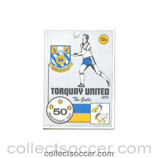 1977 - Torquay United v Crewe official programme Season 1977 - 1978 - Collect Soccer