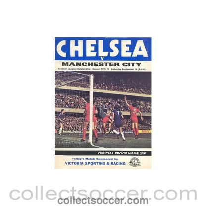 1978 - Chelsea v Manchester City official programme 16/09/1978 - Collect Soccer