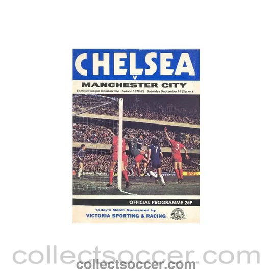 1978 - Chelsea v Manchester City official programme 16/09/1978