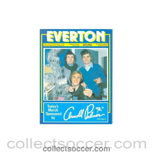 1978 - Everton v Tottenham Hotspur official programme 30/12/1978 Football League - Collect Soccer