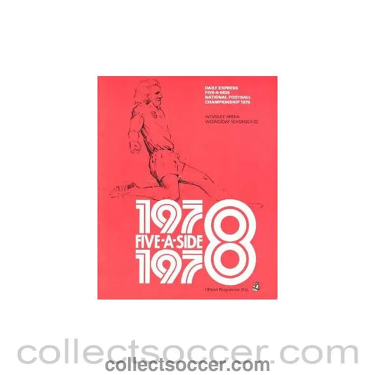 1978 Five - A - Side Daily Express official programme - Collect Soccer
