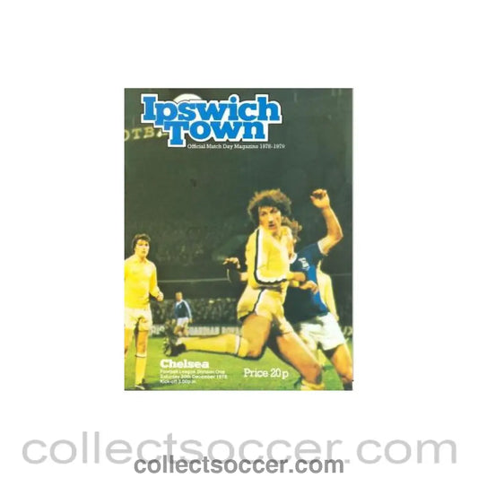 1978 - Ipswich Town vChelsea official programme 30/12/1978