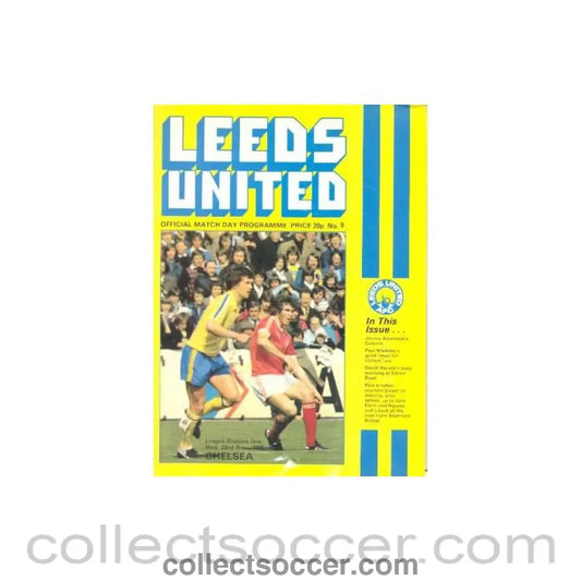 1978 - Leeds vChelsea official progremme 22/11/1978