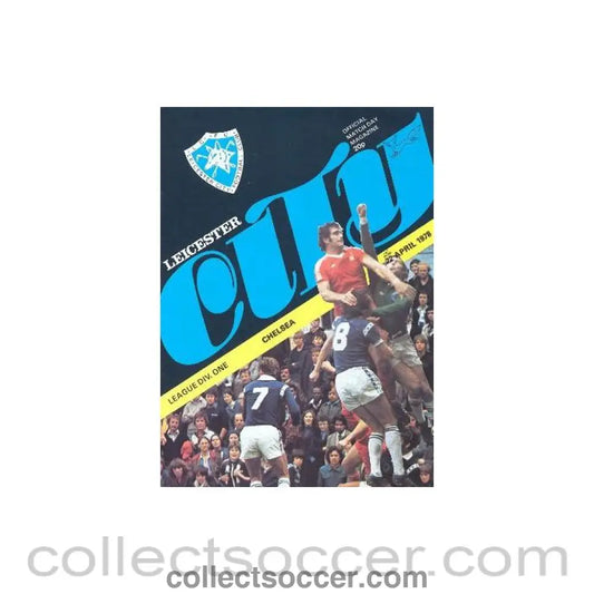 1978 - Leicester City v Chelsea official programme 26/04/1978