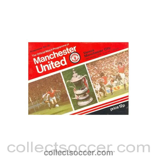 1978 - Manchester United v Manchester City official programme 15/03/1978 - Collect Soccer