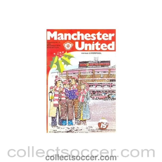 1978 - Manchester United v Liverpool official programme 26/12/1978 Token removed - Collect Soccer