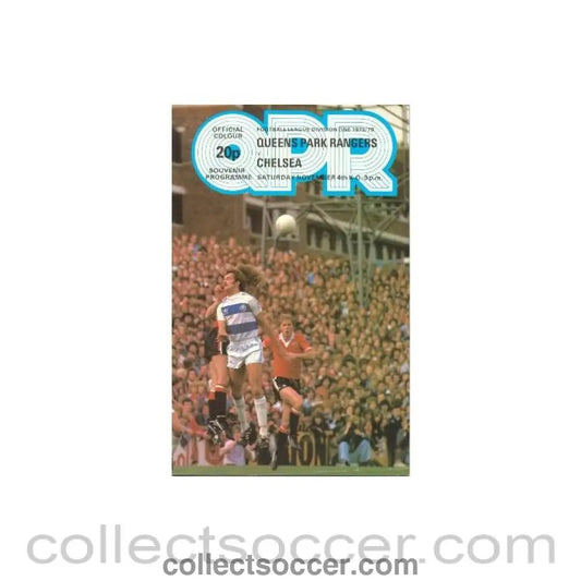 1978 - Queen's Park Rangers vChelsea official programme 04/11/1978 - Collect Soccer