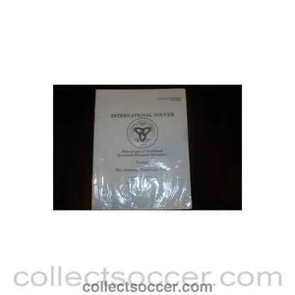 1978 - The Ontario Provincial Team v Hibernian official programme 16/05/1978 - Collect Soccer