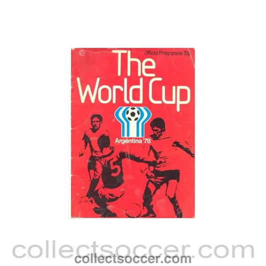 1978 World Cup in Argentina Official Programme - Collect Soccer