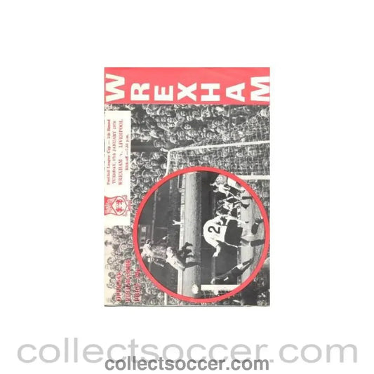 1978 - Wrexham v Liverpool official programme 17/01/1978 - Collect Soccer