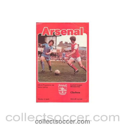 1979 - Arsenal v Chelsea official programme 16/04/1979 - Collect Soccer