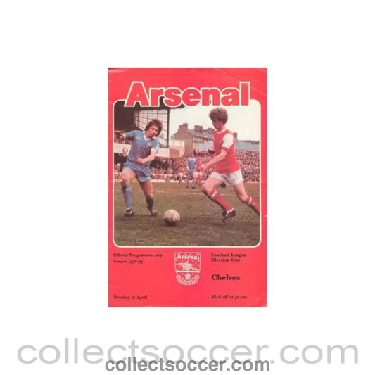 1979 - Arsenal v Chelsea official programme 16/04/1979