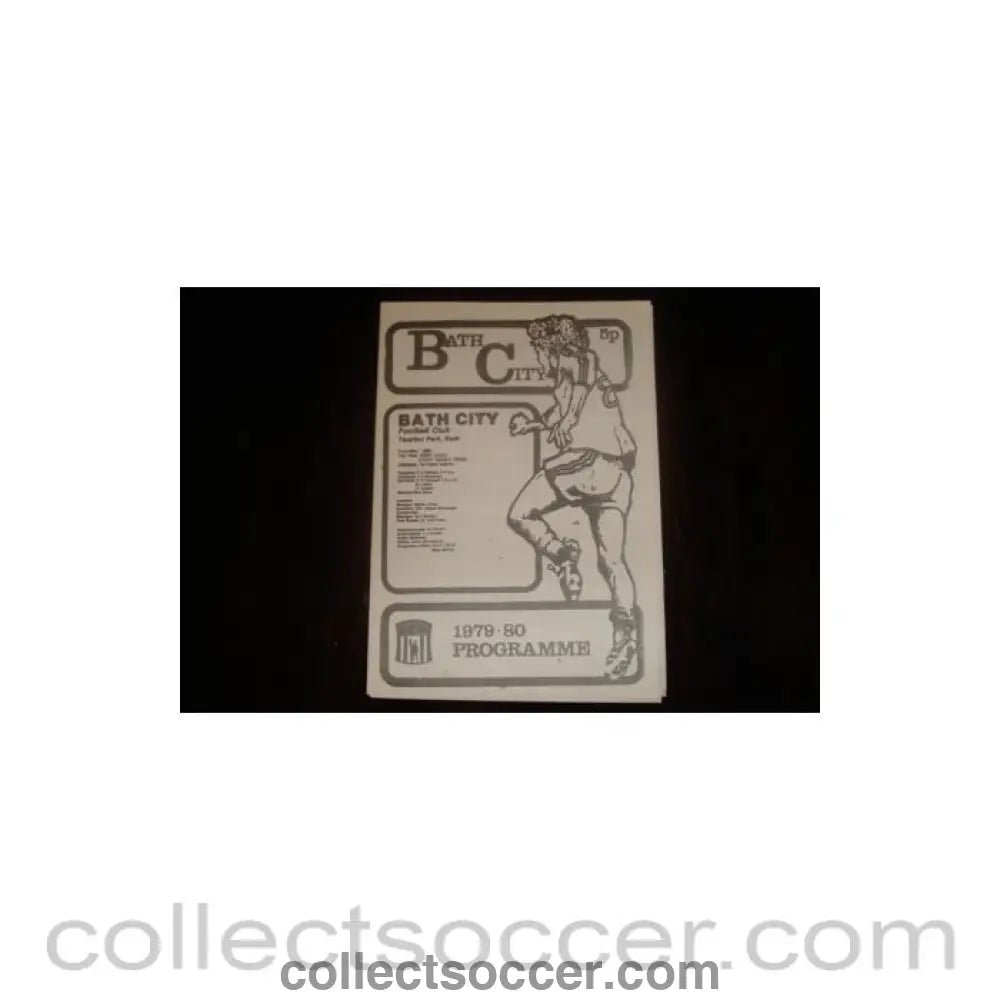 1979 - Bath City v Tulsa Roughnecks official programme 31/10/1979, Semi-Professional International - Collect Soccer