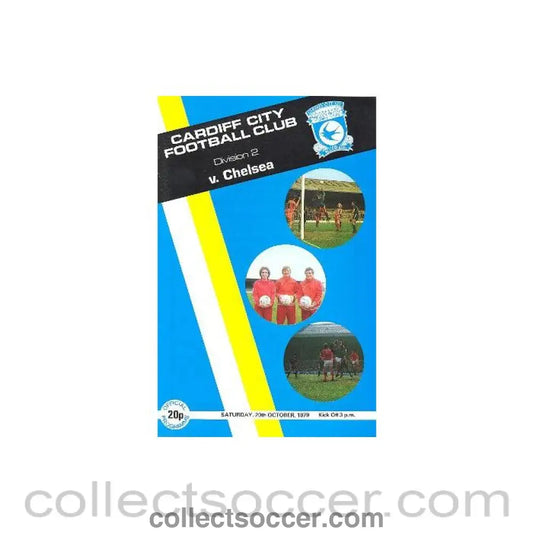 1979 - Cardiff City v Chelsea football programme 20/10/1979