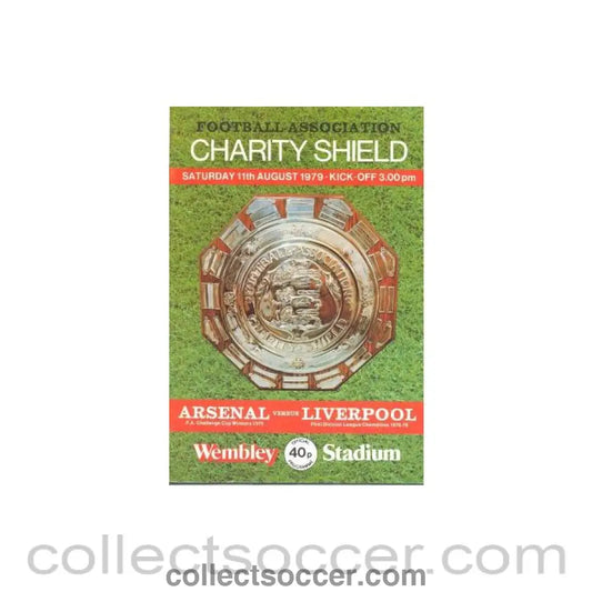 1979 Charity Shield Official Programme Arsenal v Liverpool