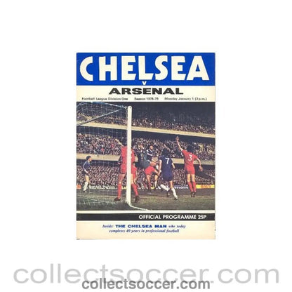 1979 - Chelsea v Arsenal official programme 01/01/1979 - Collect Soccer