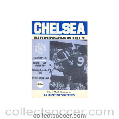 1979 - Chelsea v Birmingham City official programme 08/09/1979