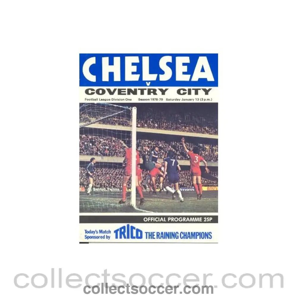 1979 - Chelsea v Coventry City official programme 13/01/1979 - Collect Soccer