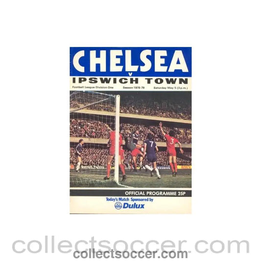 1979 - Chelsea v Ipswich Town official programme 05/05/1979