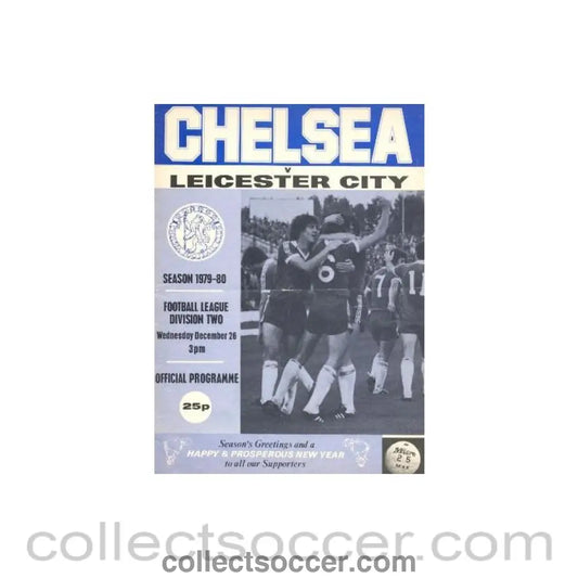 1979 - Chelsea v Leicester City official programme 26/12/1979