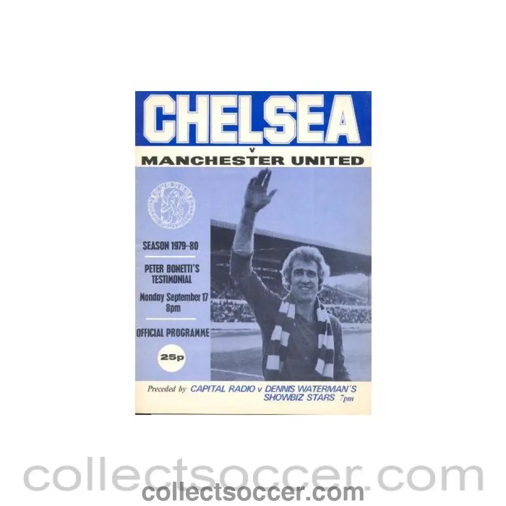 1979 - Chelsea v Manchester United official programme 17/09/1979