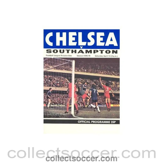 1979 - Chelsea v Southampton official programme 14/04/1979