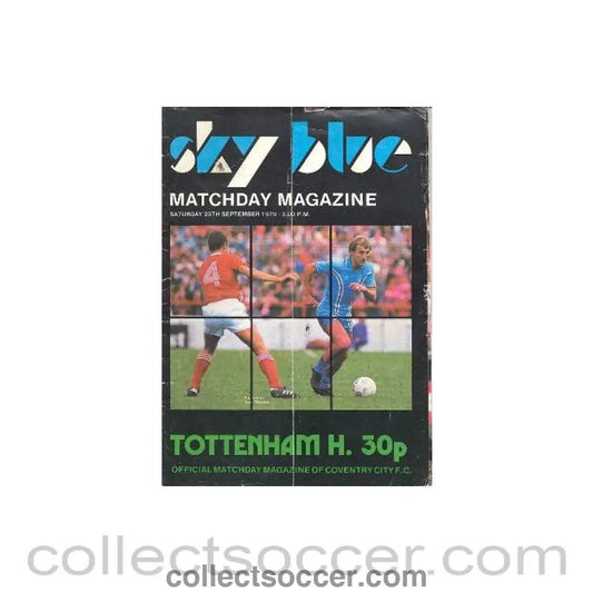 1979 - Coventry City v Tottenham Hotspur official programme 29/09/1979 - Collect Soccer