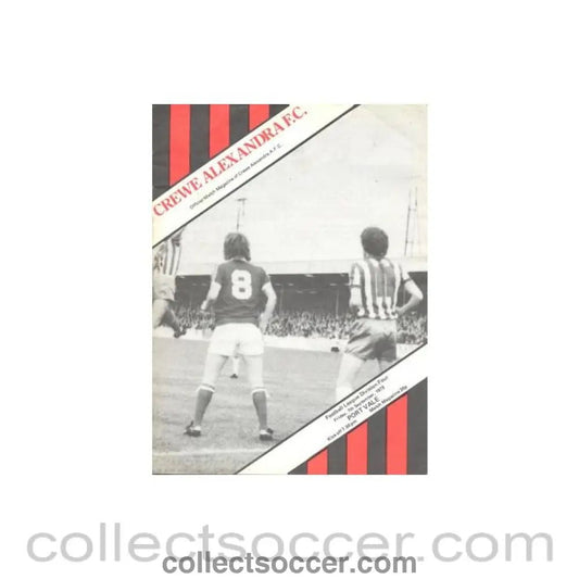 1979 - Crewe Alexandra v Port Vale official programme 07/09/1979 Football League - Collect Soccer