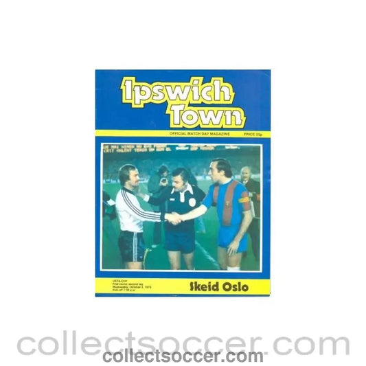 1979 - Ipswich Town v Skeid Oslo official programme 03/10/1979 UEFA Cup - Collect Soccer