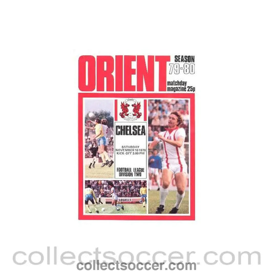 1979 - Leyton Orient v Chelsea football programme 10/11/1979