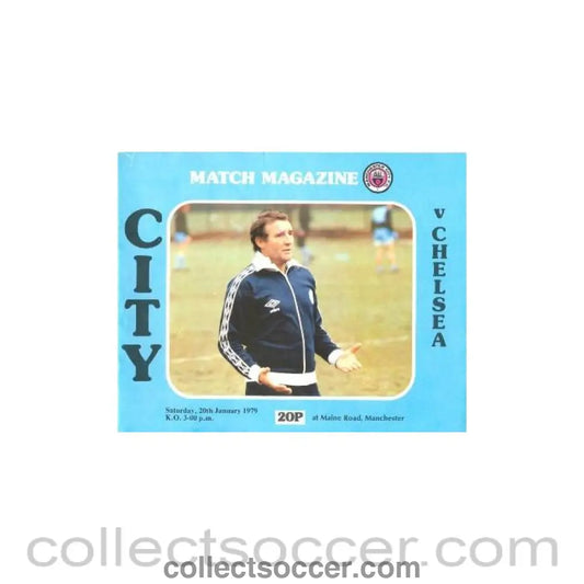 1979 - Manchester City v Chelsea official programme 20/01/1979