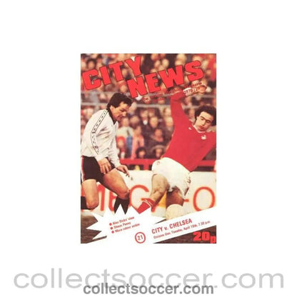 1979 - Manchester City vChelsea official programme 10/04/1979 - Collect Soccer